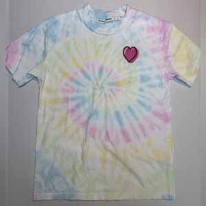 Roller rabbit T shirt Hand dyed Heart Stich Size 8
